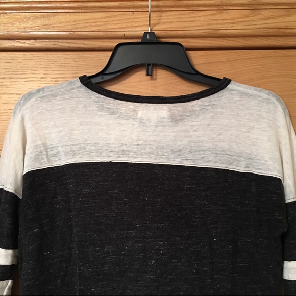 Madewell Front Runner Tee Linen Top, Size XS - Picture 4 of 6
